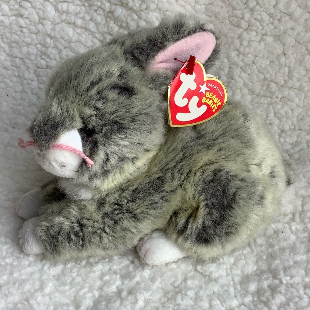 Ty Beanie Baby Winksy 2004 Plush Bunny Rabbit Stuffed Animal Toy